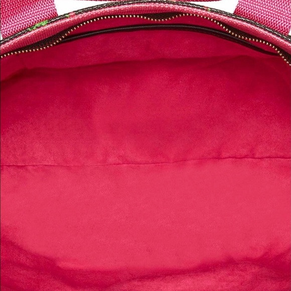 Betsy Johnson Forbidden Fruit Canvas Tote In Rose NWT - Picture 4 of 7